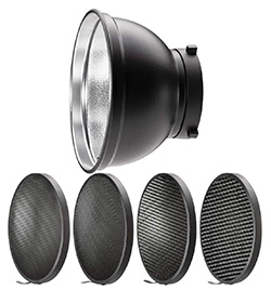 7 inch reflector with grids